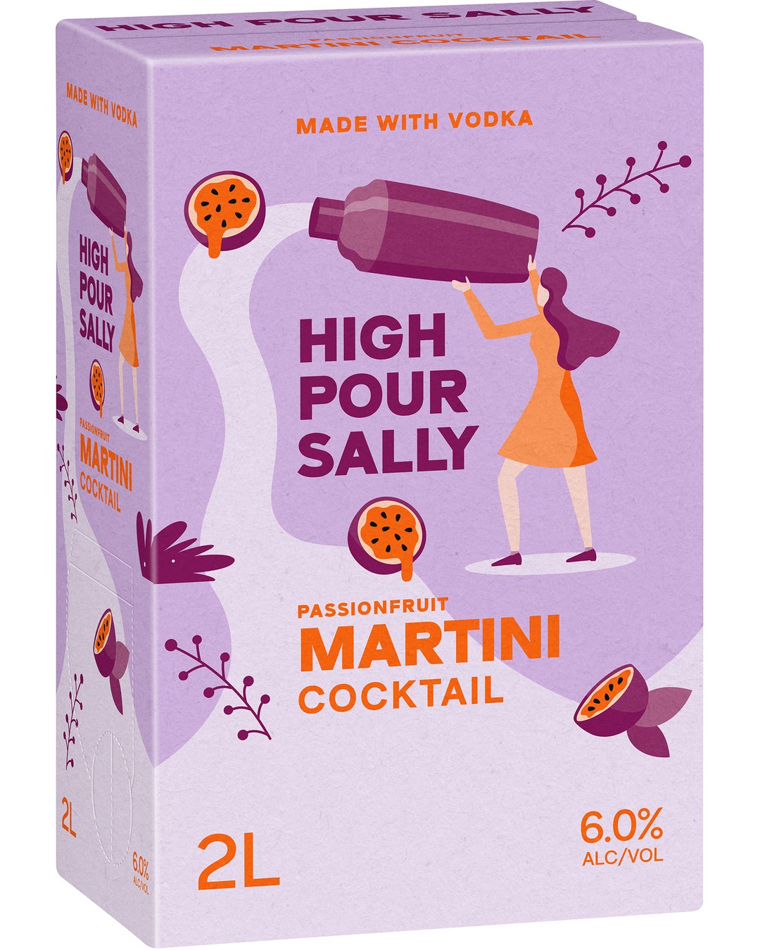 Buy Smirnoff Passionfruit Martini Boxed Cocktail 2l online with (same