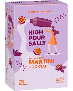 High Pour Sally Passionfruit Martini 2l  Each