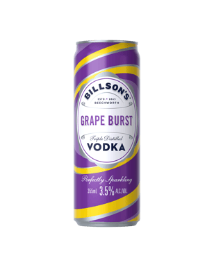 Vodka & Grape Burst Cans 355mL 