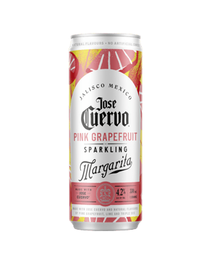 Jose Cuervo Pink Grapefruit Sparkling Margarita Can 330 Ml  Can