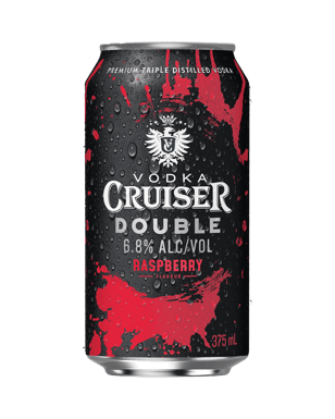 Vodka Cruiser Double Raspberry 6.8% Cans 375ml  Can