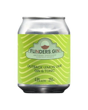 Flinders Gin Outback Lemon Lime Gin & Tonic Cans 250ml  Can