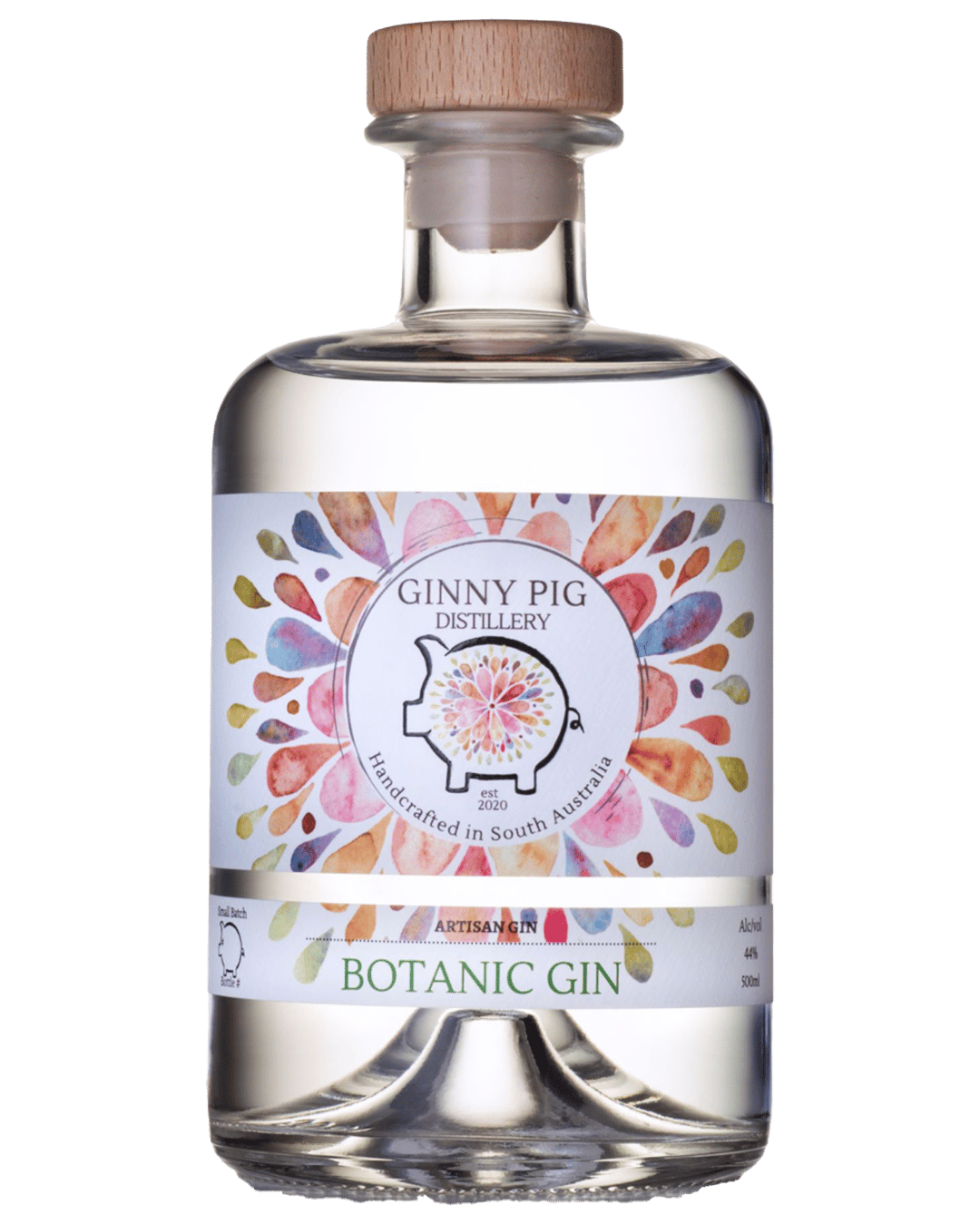 GINNY PIG DISTILLERY BOTANIC GIN 500ML