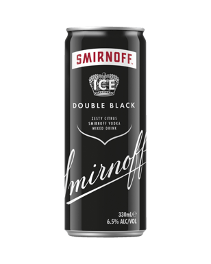 Smirnoff Ice Double Black 6.5% Cans 330ml  Can