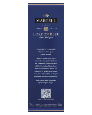Martell Cordon Bleu Extra Old Cognac 700ml  700 Bottle