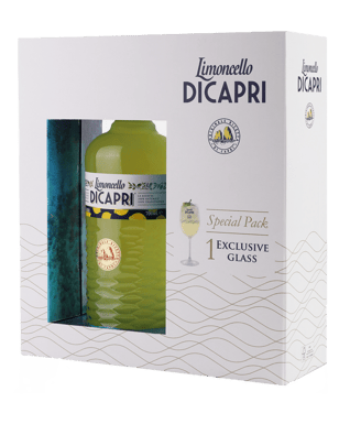 Limoncello Di Capri Limoncello 700ml Glass Gift Pack  Bottle