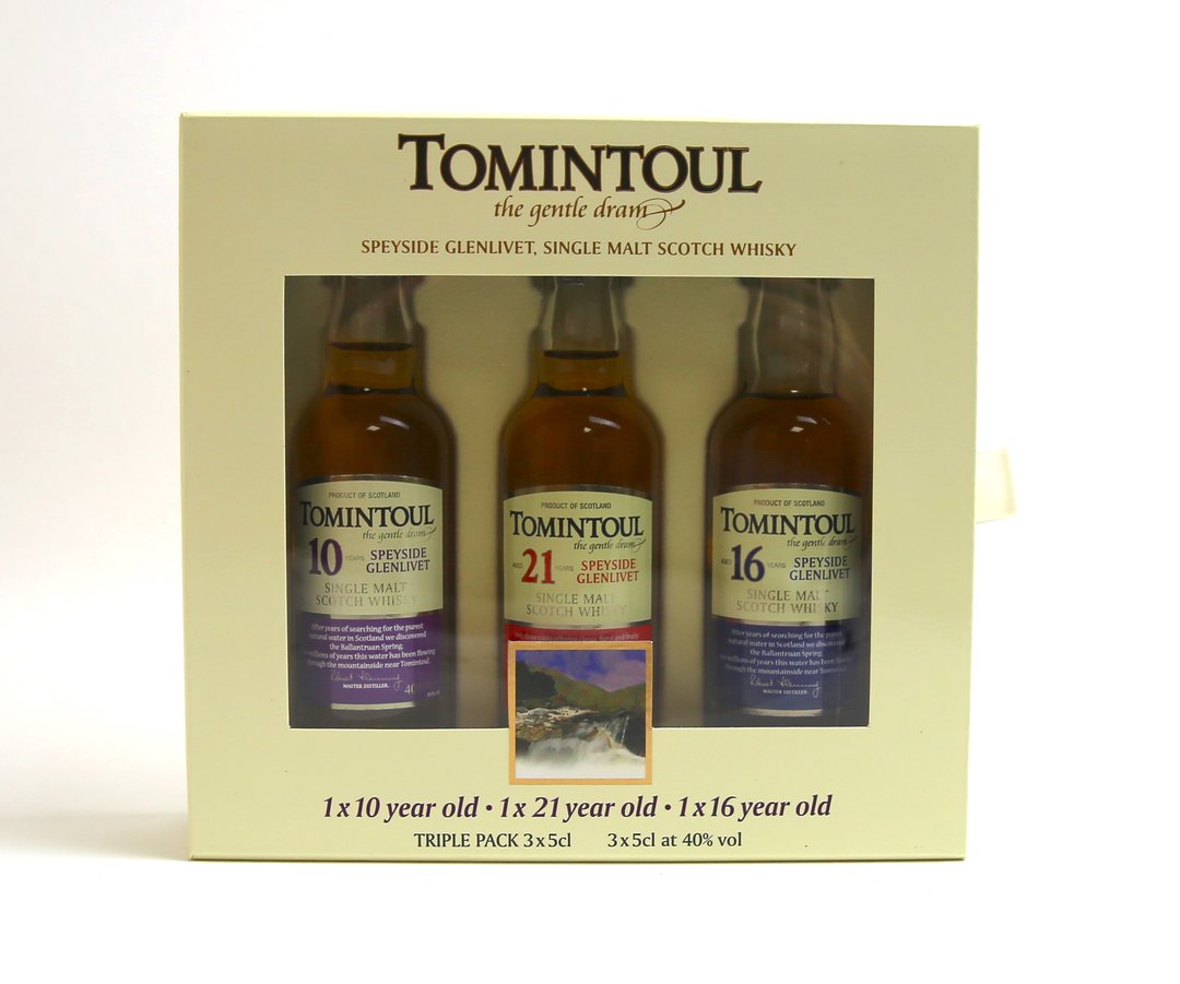 Tomintoul Single Malt Whisky Pack 3x50mL