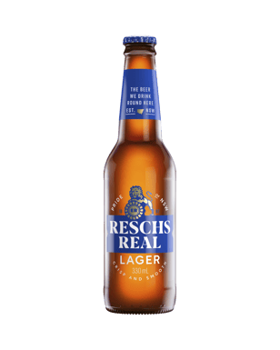 Reschs Real Lager Bottles 330ml  Bottle