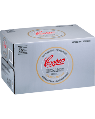 Coopers Birell Ultra Light Bottles 375ml  4 Case