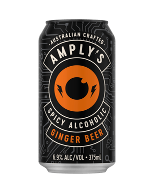 Amplys Spicy Alcoholic Ginger Beer Cans 10x375ml  Can