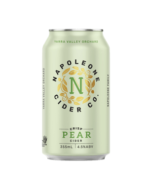 Napoleone & Co Pear Cider Cans 355ml  Can