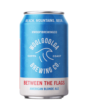 Woolgoolga Brewing Co Between The Flags American Blonde Ale Cans 375ml  Can