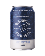 Woolgoolga Brewing Co Mr Miyagi Lager Cans 375ml  Can