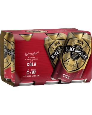 Black Douglas Whisky & Cola Cans 375ml  Can