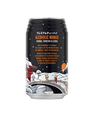 Monsuta Mango Chuhai 7.3% Cans 350ml  Can