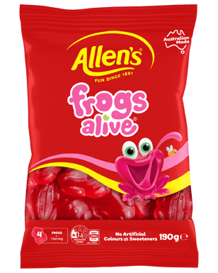 Allen's Frogs Alive 190g  Pack