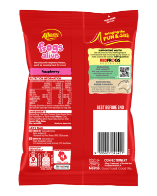 Allen's Frogs Alive 190g  Pack