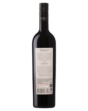 Riddoch Coonawarra The Investor Merlot  Bottle