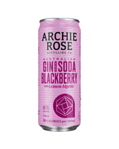 Archie Rose Gin & Blackberry Soda With Lemon Myrtle Cans 330ml  Can