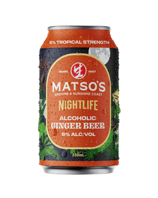 Nightlife Alcoholic Ginger Beer Cans 330mL 