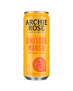 Archie Rose Straight Dry Gin & Mango With Native Finger Lime C  Can