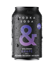 Ampersand Vodka Soda & Grape 6% Cans 330ml  Can