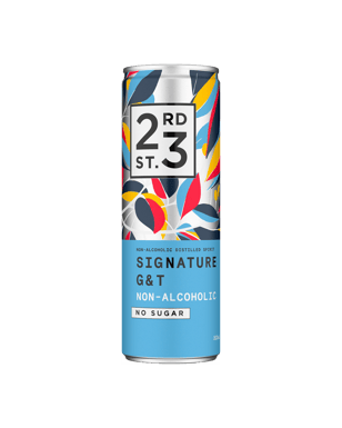 23rd Street Distillery Non-alcoholic Signature Gin & Tonic Can 300ml  Can