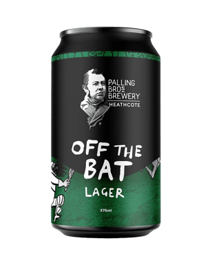 Palling Bros Brewery Off The Bat Lager Can 375ml  Can