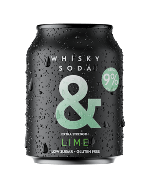 Ampersand Whisky & Soda Lime 9% Cans 250ml  Can