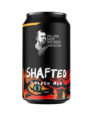 Palling Bros Brewery Shafted Golden Ale Can 375ml  Can