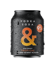 Ampersand Vodka Soda & Tropical Extra 9% Cans 250ml  Can