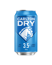 Carlton Dry Mid 3.5 Cans 375ml  Can