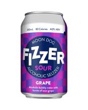 Moon Dog Fizzer Sour Grape Cans 330ml  Can