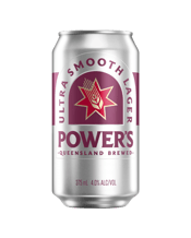Powers Ultra Smooth Lager Cans 375ml  Can