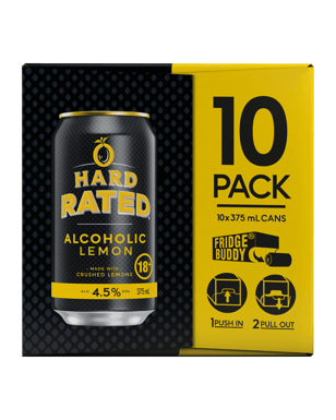 Hard Rated 10pk Cans 375ml  Pack