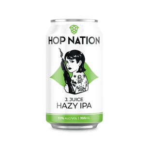 Hop Nation J Juice Hazy Ipa Cans 355ml  Can