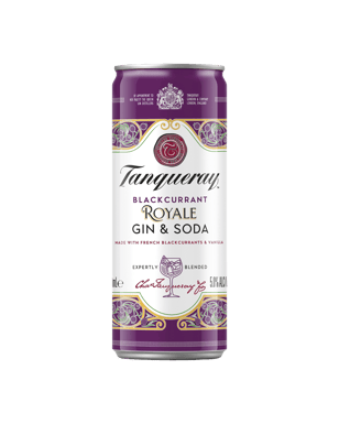 Tanqueray Blackcurrant Royale Gin & Soda Can 250ml  Can