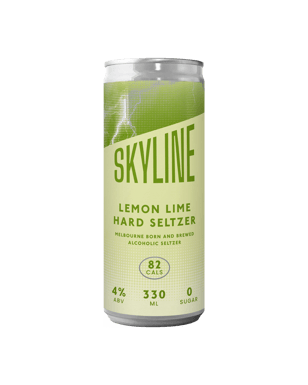 Skyline Lemon Lime Hard Seltzer Cans 330ml  Can