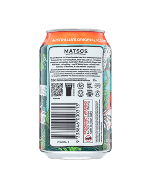 Matso's Ginger Beer Cans 330ml  Can