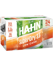 Hahn Superdry Lager 3.5% Bottles 330ml  24 Case