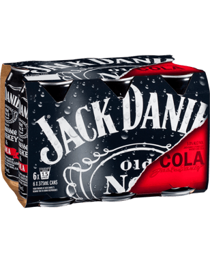 Jack Daniel's Whiskey & Cola Cans 375ml  Bottle