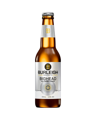 Big Head No Carb Beer Bottles 330mL 