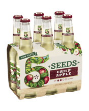 5 Seeds Crisp Apple Cider Bottles 345ml  6 Pack