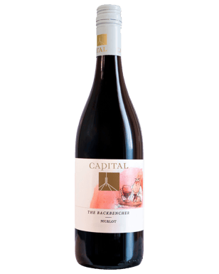 Capital Wines The Back Bencher Merlot  Bottle