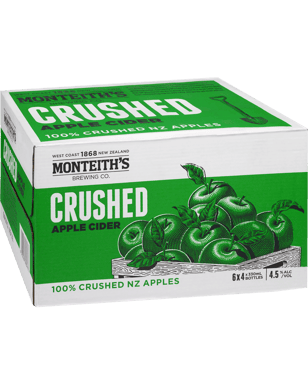 Monteith's Crushed Apple Cider 330ml  Bottle