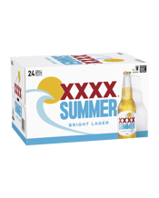 Xxxx Summer Bright Lager Bottles 330ml  24 Case
