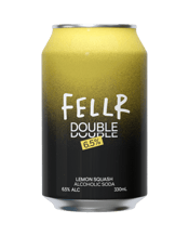 Fellr Double 6.5% Lemon Squash Seltzer Cans 330ml  Can
