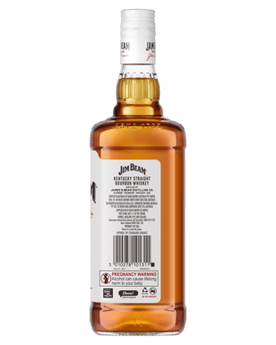 Jim Beam White Label Kentucky Straight Bourbon Whiskey 1l  Bottle