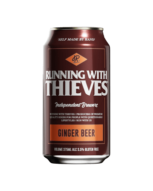 Running With Thieves Ginger Beer 3 5% Cans 375ml  Can