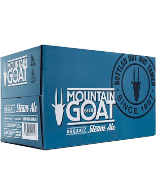 Mountain Goat Organic Steam Ale 330ml  24 Case